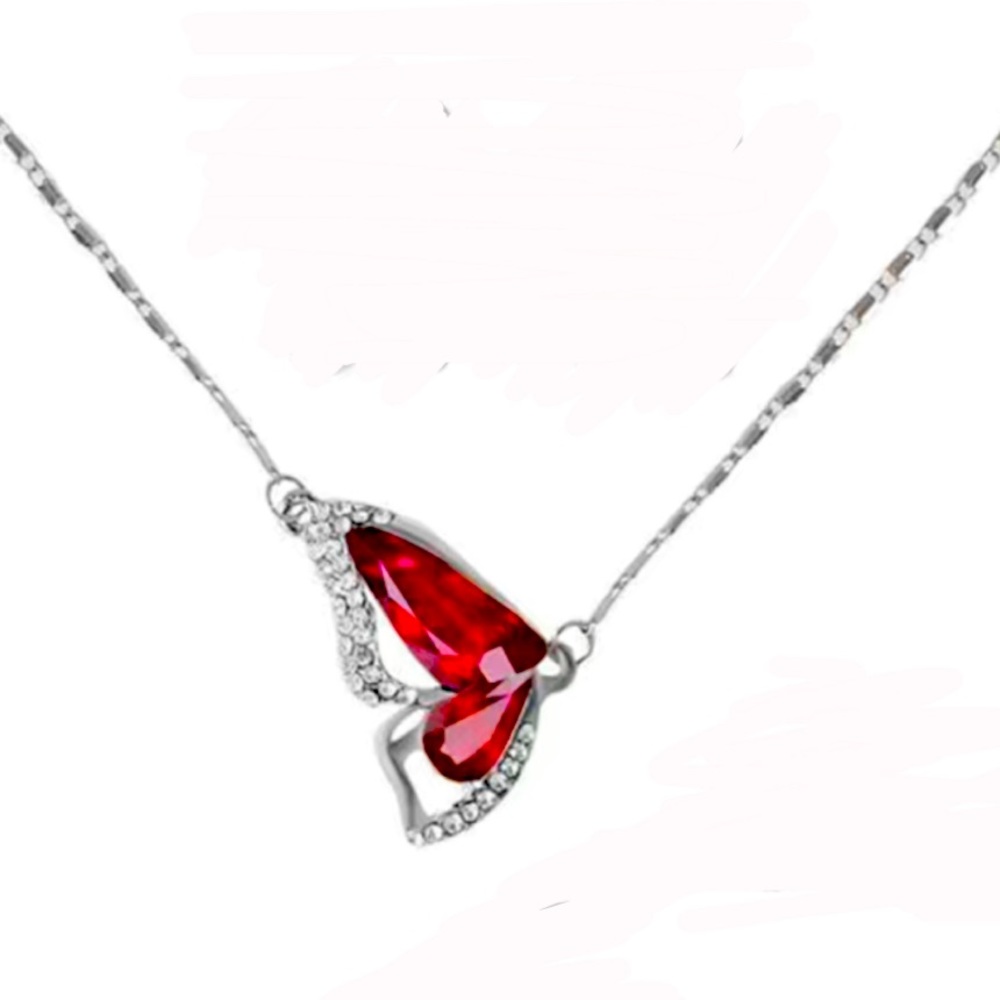 Butterfly Pendant with Necklace